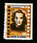 Sellos de Asia - Camboya -  Marlene Dietrich
