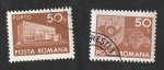 Stamps Romania -  137 - Símbolos postales