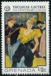 Stamps Grenada -  Toulousse-Lautrec