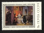 Stamps Russia -  Pinturas de Pavel Andreyevich Fedotov. La fastidiosa novia, Pavel Fedotov