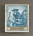 Stamps Spain -  Apoteosis Santo Tomás de Aquino de Zurbarán