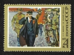 Sellos de Europa - Rusia -  107 ° Aniversario del nacimiento de V.I.Lenin.