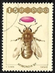 Stamps : Europe : Poland :  Insectos - Apis mellifera