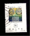 Stamps : Europe : Malta :  CAMBIADO CR