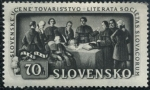 Stamps : Europe : Slovakia :  Sociedad literaria
