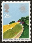 Stamps United Kingdom -  Día de la Commonwealth