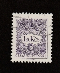 Stamps Czechoslovakia -  Cifras y filigrana