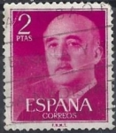 Stamps Spain -  1158_Franco