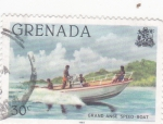Stamps Grenada -  gran lancha rápida