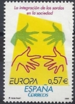 Stamps Spain -  4262_Integración de las personas sordas