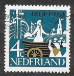 Sellos de Europa - Holanda -  418 - 150º Aniversario de la Fundación del Reino de los Países Bajos