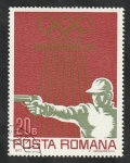 Sellos de Europa - Rumania -  2699 - Olimpiadas de Munich 72, tiro con pistola