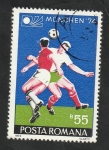 Stamps Romania -  2848 - Mundial de fútbol, Munich 74