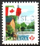 Stamps Canada -  BANDERA  Y  MOLINO  CORNELL