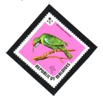 Stamps Maldives -  CHLEROPSIS  AURIFONS