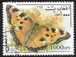 Sellos de Asia - Afganist�n -  Mariposas - Nymphalis polychloros