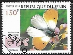 Sellos de Africa - Benin -  Mariposas - Anthocharis cardamines