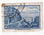 Stamps Argentina -  Catamarca  Cuesta de Zapata