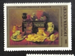 Stamps Russia -  Pinturas españolas en ermita, naturaleza muerta, por Antonio Pereda, 1652