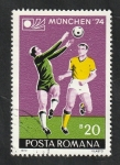 Sellos de Europa - Rumania -  2846 - Mundial de fútbol, Munich 74