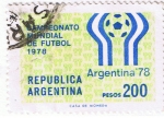 Sellos del Mundo : America : Argentina : Campeonato Mundial de Futbol 1978