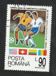 Stamps Romania -  4170 - Mundial de fútbol en Estados Unidos