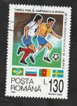 Stamps Romania -  4171 - Mundial de fútbol en Estados Unidos