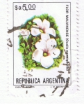 Stamps : America : Argentina :  Flor Malvinense