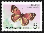Sellos de Asia - Corea del norte -  Mariposas - Colias aurora
