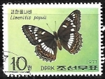 Stamps North Korea -  Mariposas - Limenitis populi