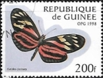 Stamps : Africa : Guinea :  Mariposas - Eueides cleobaea
