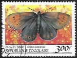 Sellos de Africa - Togo -  Mariposas - Erebia pandrose