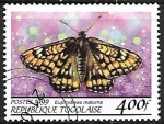 Sellos de Africa - Togo -  Mariposas - Euphydryas maturna