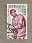 Stamps Spain -  San Benito de Berruguete