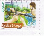 Stamps France -  Europa  Le Scoutisme