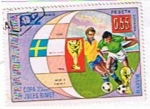 Sellos de Africa - Guinea Ecuatorial -  Copa del Mundo  Jules Rimet