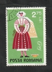 Sellos de Europa - Rumania -  2749 - Traje femenino típico de Gorj