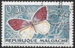 Sellos de Africa - Madagascar -  mariposa