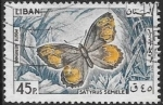 Stamps : Asia : Lebanon :  mariposa