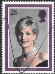 Stamps United Kingdom -  Lady Di