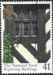 Stamps United Kingdom -  casas restauradas