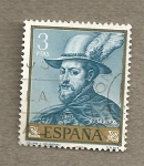 Stamps Spain -  Felipe II de Rubens