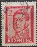 Stamps Argentina -  1967 - General José de San Martin