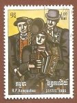 Stamps Cambodia -  606