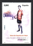 Stamps Spain -  SELECCIÓN  ESPAÑOLA  DE  FÚTBOL.  AÑOS  VEINTE 