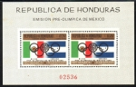 Sellos del Mundo : America : Honduras : 19th  JUEGOS  OLÍMPICOS  EN  CIUDAD  DE  MÉXICO  1968