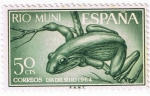 Sellos de Europa - Espa�a -   Rio Muni Dia del Sello   1964