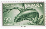 Sellos de Europa - Espaa -   Rio Muni Dia del Sello   1964