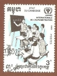 Stamps Cambodia -  1077