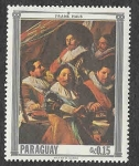Stamps Paraguay -  1032 - Pintores Famosos